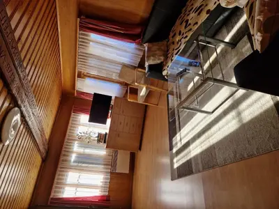 Küche/Küchenzeile in der Unterkunft Apartment Dorfstrasse 97 2- OG Süd by Interhome