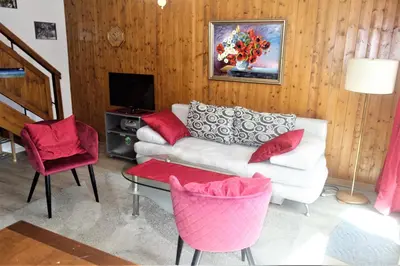 Ein Sitzbereich in der Unterkunft Magrappe M 647 - SKI LIFT apartment 5 pers