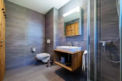 Ein Badezimmer in der Unterkunft Penthouse on the Piste