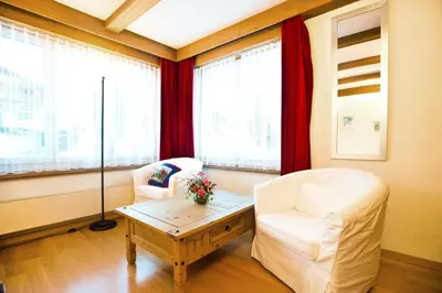 Ein Bett oder Betten in einem Zimmer der Unterkunft Bernerhof Residence