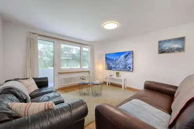 TV/Unterhaltungsangebot in der Unterkunft Riverside Apartment