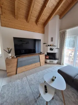 TV/Unterhaltungsangebot in der Unterkunft Charmant appartement à Leukerbad - Lovely apartment in Leukerbad