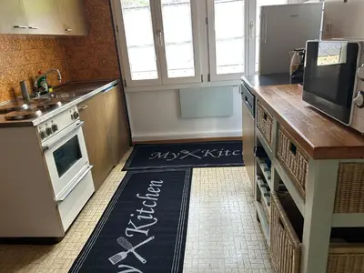 Küche/Küchenzeile in der Unterkunft Chalet Montes