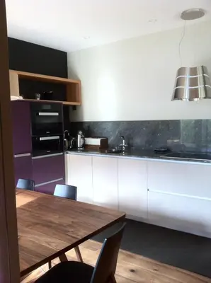 Küche/Küchenzeile in der Unterkunft Chalet Park Apartment mit Sauna Hamam