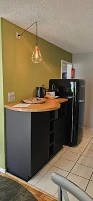 Küche/Küchenzeile in der Unterkunft Garden Suite Thun