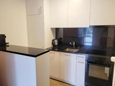 Küche/Küchenzeile in der Unterkunft Haus Perle