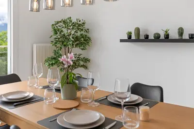 Grundriss der Unterkunft Bel appartement rénové avec vue, à Savièse
