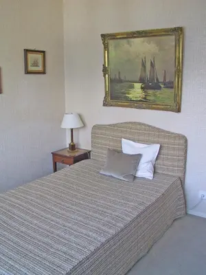 Ein Bett oder Betten in einem Zimmer der Unterkunft Casa Martina, 4,5-Zimmerhaus by HolAp SA