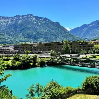 River 4-Kissed Retreat with Iconic Jungfraujoch View