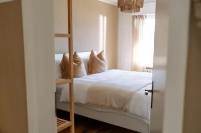 Ein Bett oder Betten in einem Zimmer der Unterkunft MountLake House