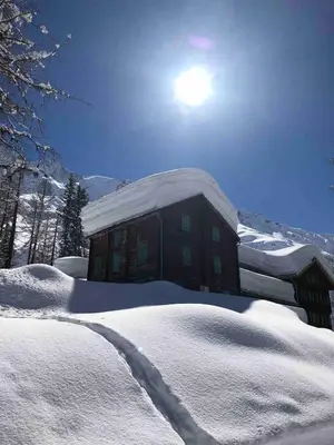 Charmante kleine ruhige Wohnung im Winter