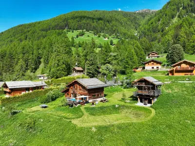 Naturlandschaft in der Nähe des Chalets