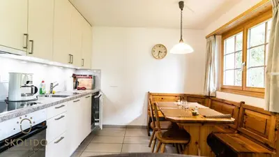 Küche/Küchenzeile in der Unterkunft Chalet Hendema, Ernen