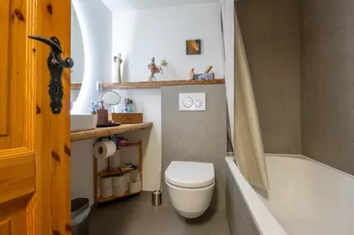 Ein Badezimmer in der Unterkunft Ferienwohnung Gabschi