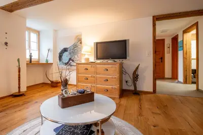 TV/Unterhaltungsangebot in der Unterkunft Ferienwohnung Gabschi