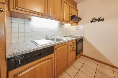 Küche/Küchenzeile in der Unterkunft Le9 Bel appartement à Thyon Les Collons, Switzerland