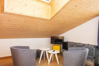 Ein Sitzbereich in der Unterkunft Studio Zentrum OG