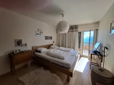Ein Bett oder Betten in einem Zimmer der Unterkunft Montana Etoilée