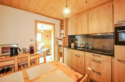 Küche/Küchenzeile in der Unterkunft Appartement La Manna