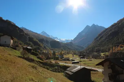Naturlandschaft in der Nähe des Chalets