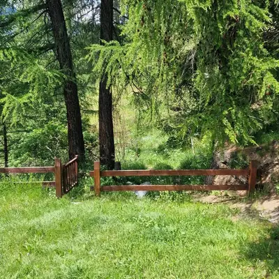 Naturlandschaft in der Nähe des Chalets
