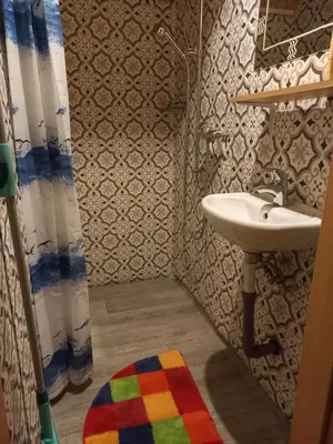 Ein Badezimmer in der Unterkunft Panoramaplatz