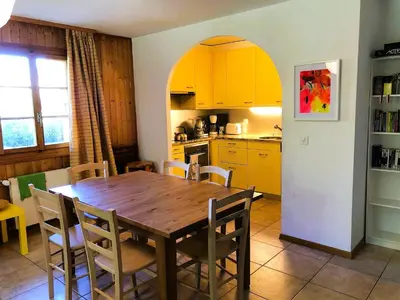 Küche/Küchenzeile in der Unterkunft Bel Alp 3 - Rez avec jardin - 5 personnes- Evolene