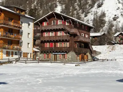 Bon Repos - Cosy avec terrasse Evolene im Winter