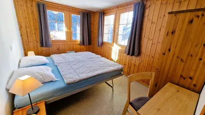 Ein Bett oder Betten in einem Zimmer der Unterkunft Pra Charris - La Forclaz - Appartement