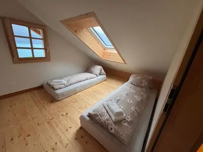Ein Bett oder Betten in einem Zimmer der Unterkunft Wonderful Apartment with Lake View