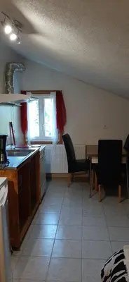 Küche/Küchenzeile in der Unterkunft Studio Vissoie