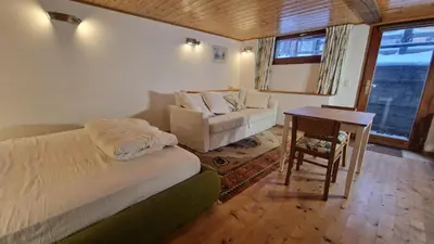 Ein Bett oder Betten in einem Zimmer der Unterkunft Studio Berthe 11 -2 personnes -Les Hauderes