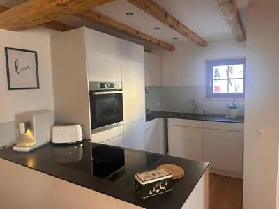 Küche/Küchenzeile in der Unterkunft Chalet Mont Soleil