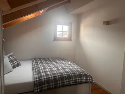 Ein Bett oder Betten in einem Zimmer der Unterkunft Chalet Mont Soleil