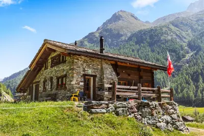 Naturlandschaft in der Nähe des Chalets