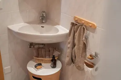 Ein Badezimmer in der Unterkunft Chalet Dax
