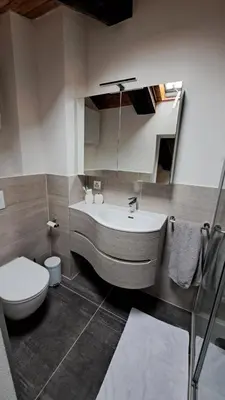 Ein Badezimmer in der Unterkunft Chalet Bernadette