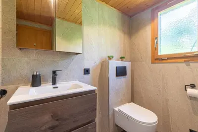 Ein Badezimmer in der Unterkunft Le Petit Renard MOUNTAIN & QUIET 7 pers