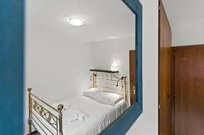 Ein Bett oder Betten in einem Zimmer der Unterkunft Crans-Montana, 6 pers - parking privé & PMR