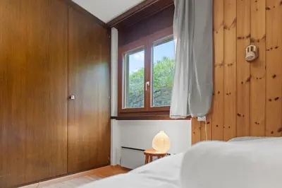 Ein Bett oder Betten in einem Zimmer der Unterkunft Crans-Montana, 6 pers - parking privé & PMR