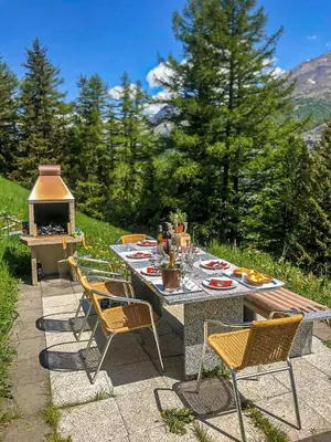 Naturlandschaft in der Nähe des Chalets