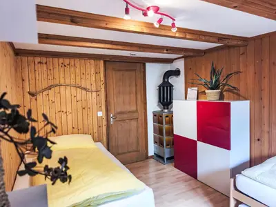 Ein Bett oder Betten in einem Zimmer der Unterkunft Apartment Galliweidli by Interhome