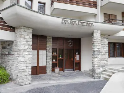 Das Gebäude in dem sich die Ferienwohnung befindet