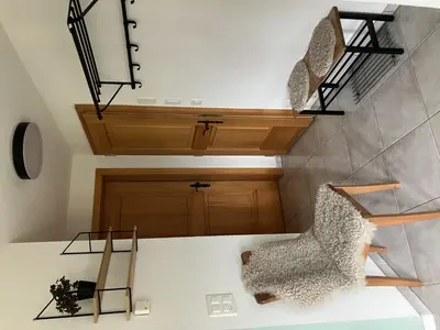 Ein Sitzbereich in der Unterkunft Apartment Thermik 3 1- OG Süd by Interhome