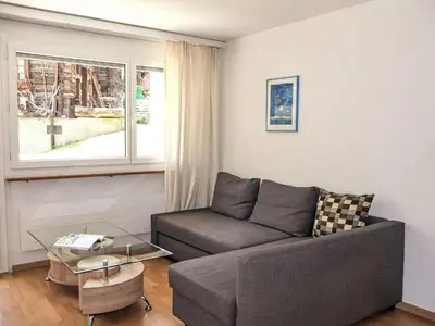 Ein Sitzbereich in der Unterkunft Apartment Rubin by Interhome