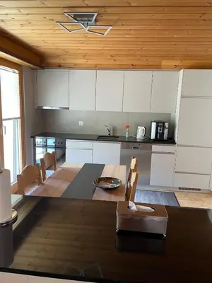 Küche/Küchenzeile in der Unterkunft Ferienwohnung Giltstein in Mörel