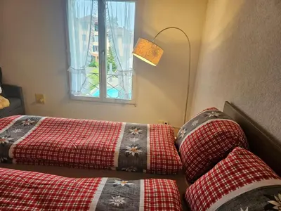 Ein Bett oder Betten in einem Zimmer der Unterkunft Lake Lodge