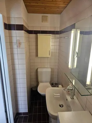 Ein Badezimmer in der Unterkunft Lake Lodge