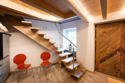 Ein Sitzbereich in der Unterkunft Modernes Loft an Top-Lage by ZermattStays