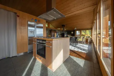 Küche/Küchenzeile in der Unterkunft Chalet Occursus Anzère